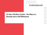 15-Year-Old Boy Cycles – His Way to a Decade and a Half Milestone